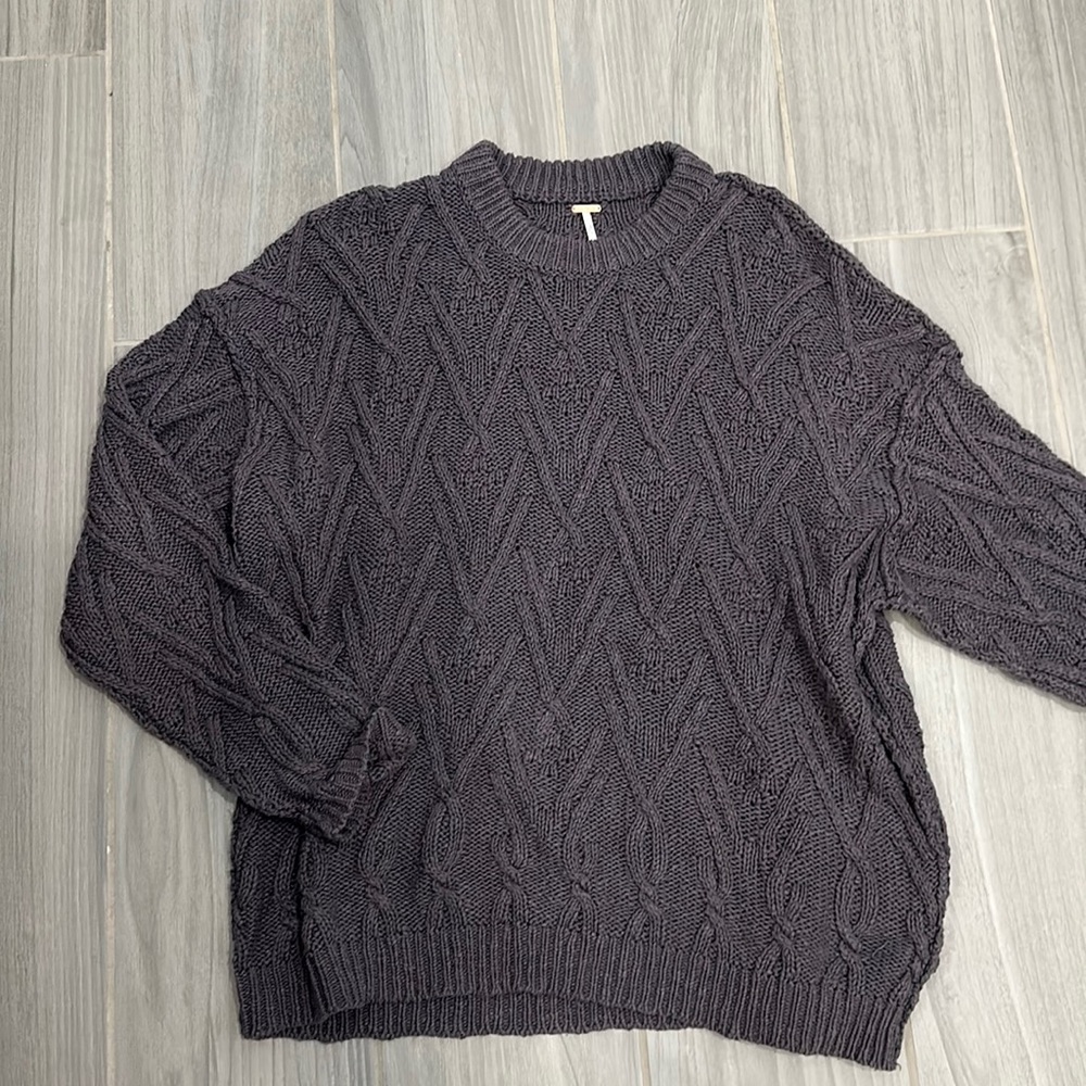 Free people Grey Sweater